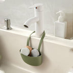 Silicone Hanging Dish Drainer - Space-Saving & Durable Sink Organizer 2