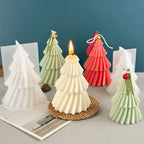 Silicone Mold – 3D Geometric Pine Shape for Candles & Soap 2