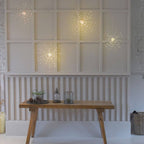 Silver Starburst Hanging Light - 200 Warm LED Lights for Indoor & Outdoor 3