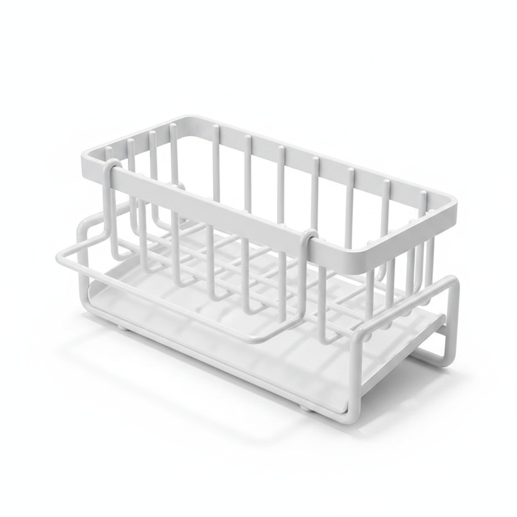 Sink Rack - Efficient Sink Drainer & Sponge Holder for Organizing 1