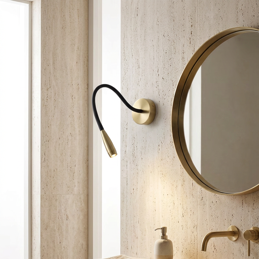 Slim Copper LED Wall Sconce - Elegant Lighting for Any Space 6