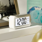 Slim Digital Alarm Clock - Clear LCD Display with Snooze Function 7