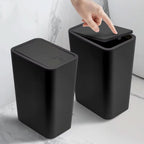 Slim Press-Top Trash Can 10L - Compact & Odor-Resistant Design 1
