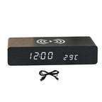 Smart Alarm Clock - Wireless Charging & Adjustable Brightness Features 0