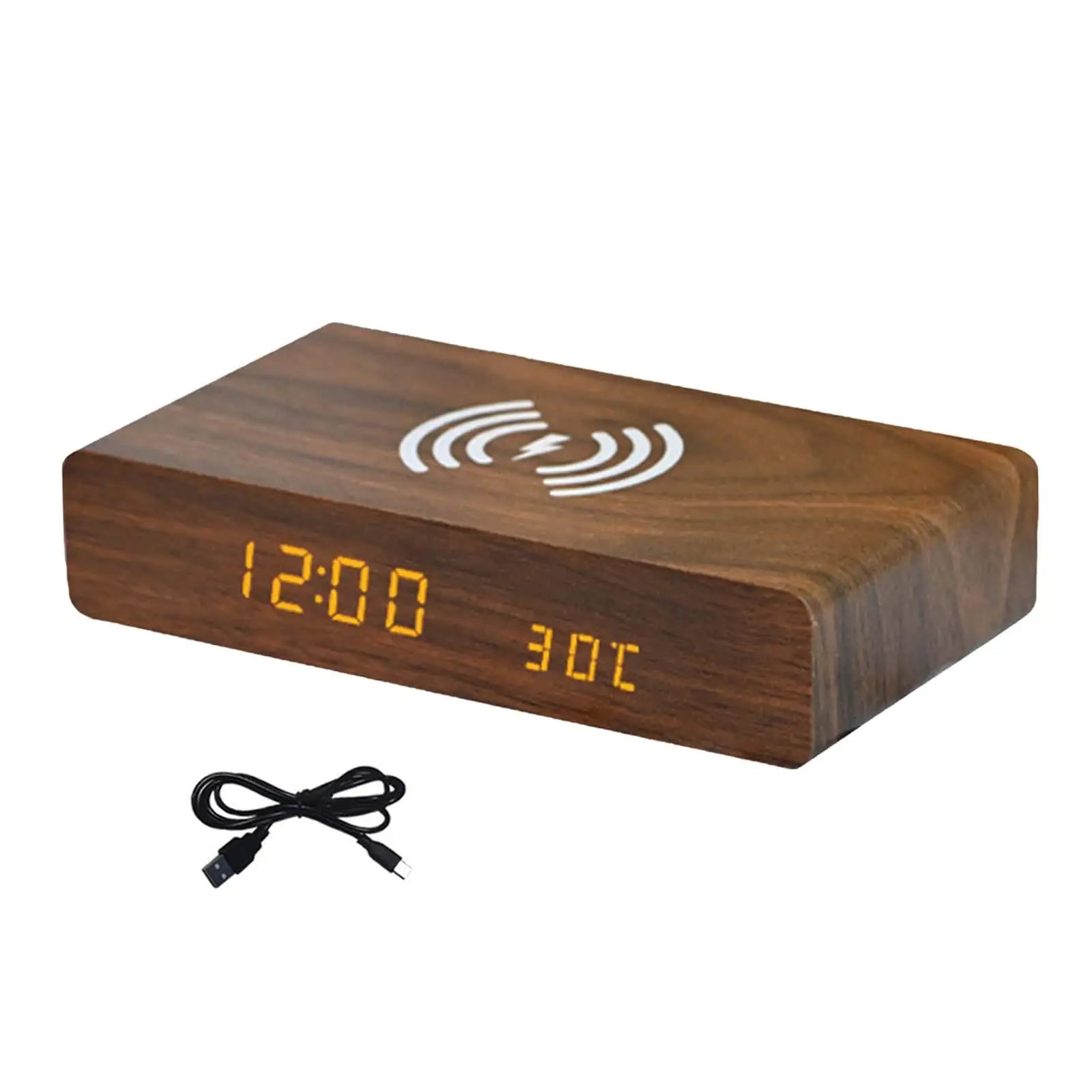 Smart Alarm Clock - Wireless Charging & Adjustable Brightness Features 7