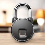 Smart Fingerprint Padlock with Bluetooth Access – Portable Weather-Resistant Lock for Gym Lockers and Gates 0