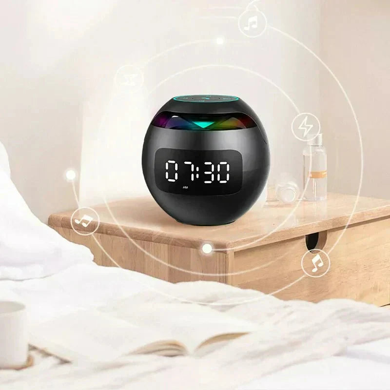 Smart LED Alarm Clock - Bluetooth Speaker & Dual Alarm Function 4