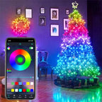 Smart LED Christmas Tree Lights with App Control, Color Changing Effects, and Music Synchronization for Customizable Holiday Ambiance 1