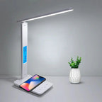 Smart LED Desk Lamp - Adjustable Lighting & Wireless Charging 0