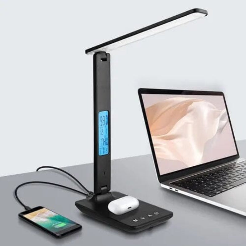 Smart LED Desk Lamp - Adjustable Lighting & Wireless Charging 3
