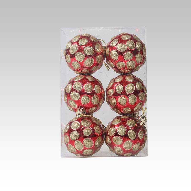 Snowflake Christmas Baubles Set - Elegant 6cm Ornaments for Tree Decor 14