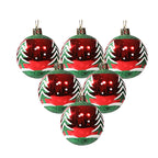 Snowflake Christmas Baubles Set - Elegant 6cm Ornaments for Tree Decor 4