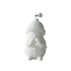 Winter Snowman Candle Wax Ornament for Christmas Decor