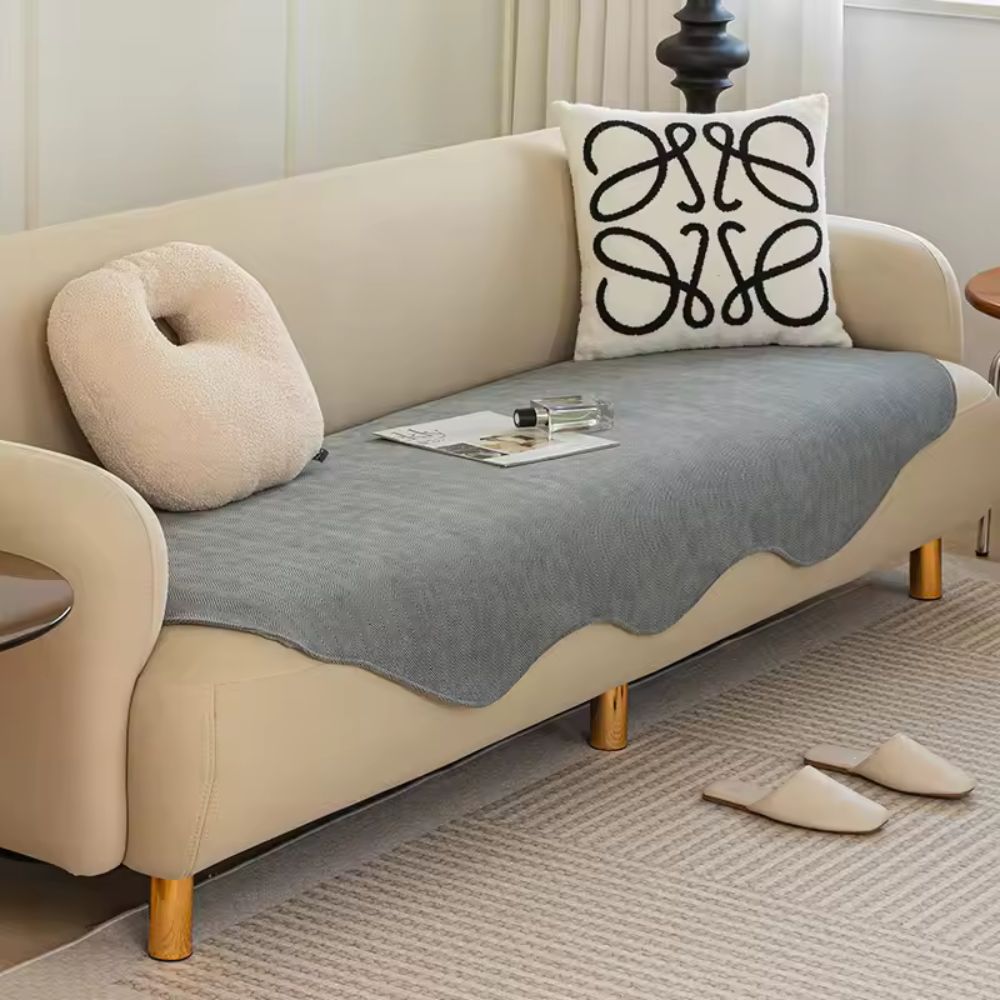 Sofa Cover - Plush Microfiber Slipcover for All Sofa Types 2