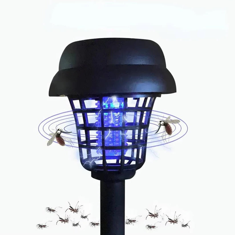 Solar Bug Zapper Outdoor - 6,000 Sq Ft Coverage with Dusk Sensor 6