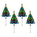 Solar Christmas Tree Lights - Multi-Color LED Outdoor Decoration 6