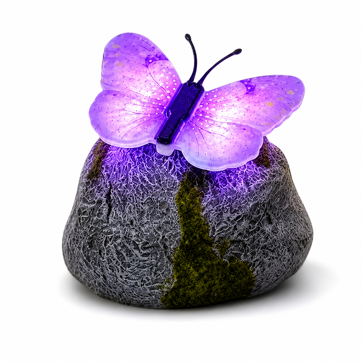 Solar Garden Light - Realistic Stone Design for Automatic Outdoor Illumination 7