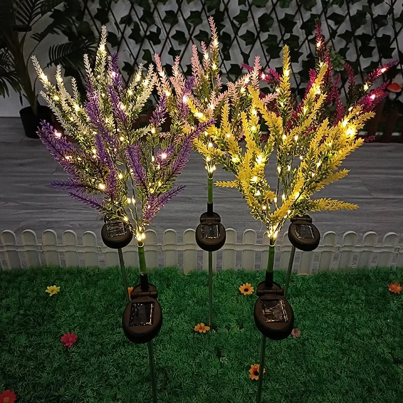 Solar Garden Lights - Elegant LED Flower Design for Outdoor Ambience 1