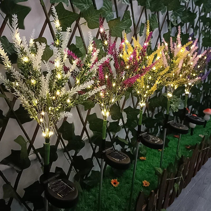 Solar Garden Lights - Elegant LED Flower Design for Outdoor Ambience 2