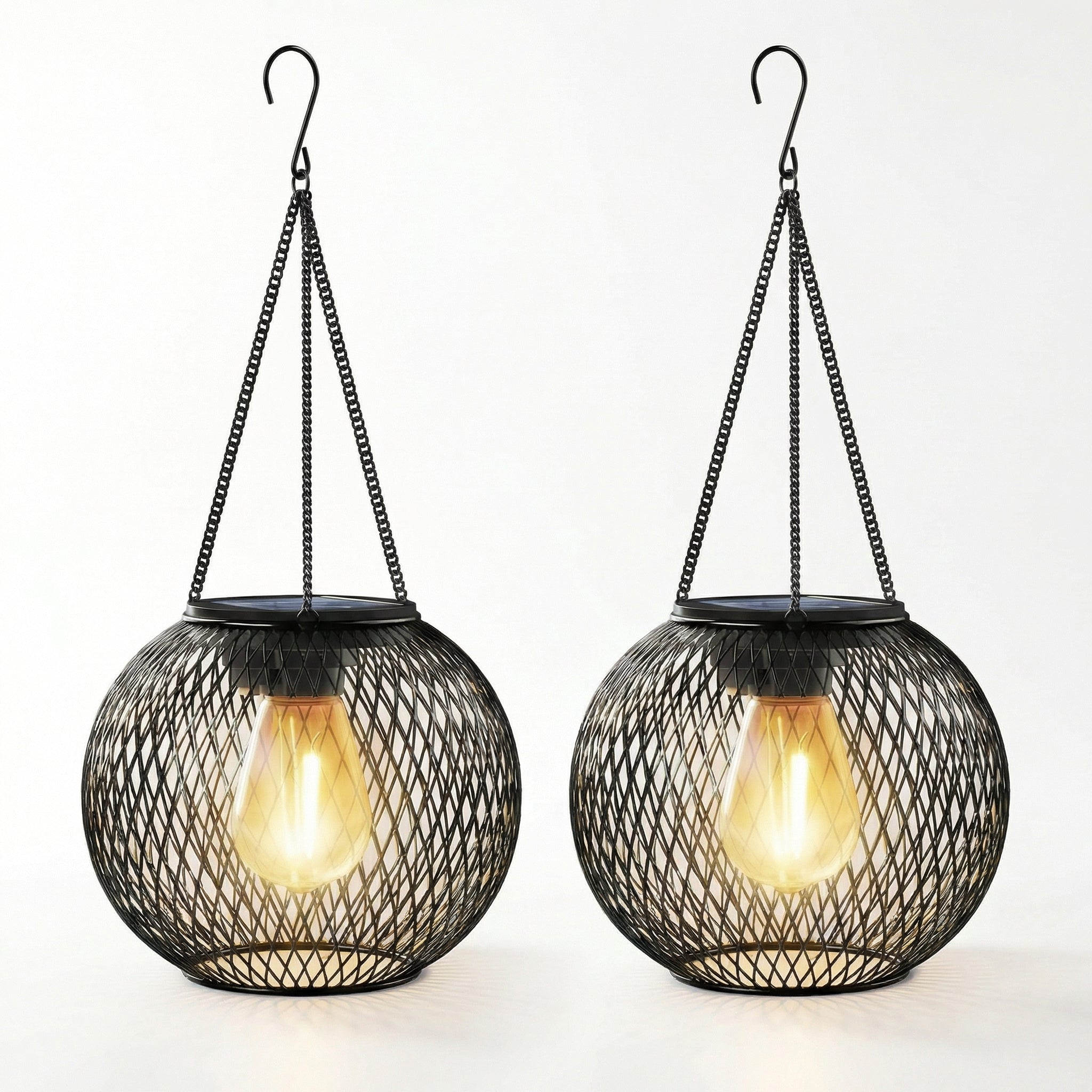 Solar Hanging Garden Lantern - Eco-Friendly Outdoor Solar Lighting 1