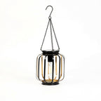 Solar Hanging Lantern - Vintage Outdoor Decor with Eco-Friendly Illumination 0