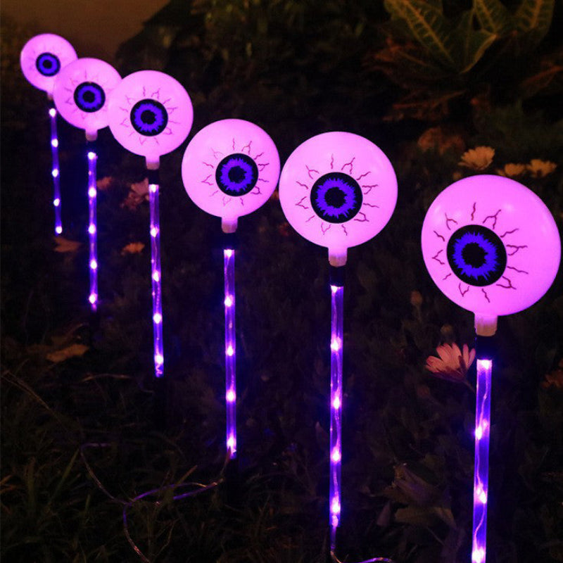 Solar LED Outdoor Eyeball Light - Waterproof, Art Deco Design for Landscape Lighting 2