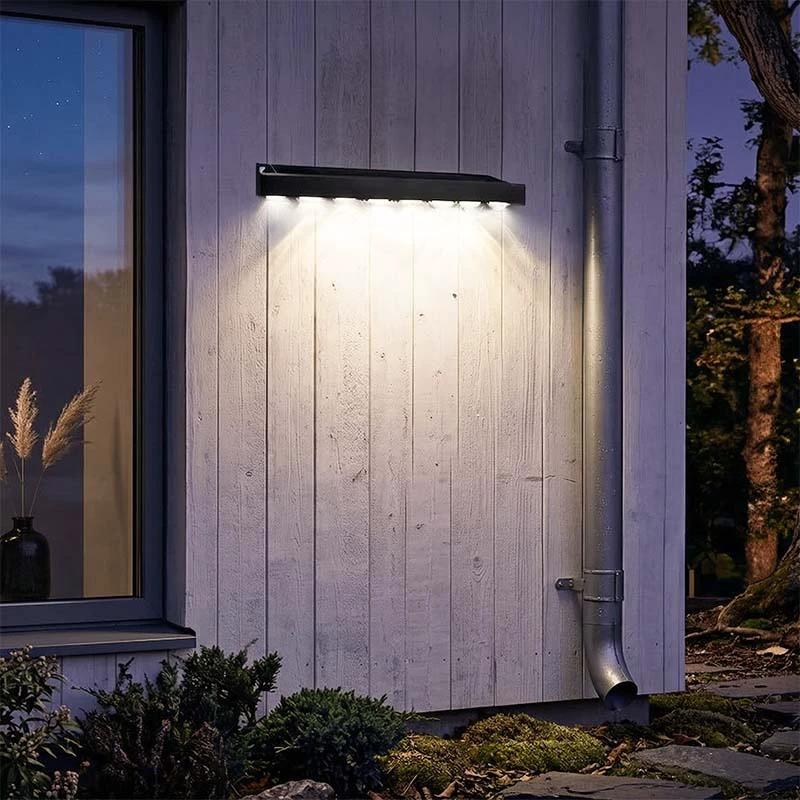 Solar LED Wall Lamp - Eco-Friendly Outdoor Lighting for Signs & Pathways 1
