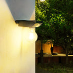 Solar LED Wall Sconce - Waterproof Outdoor Light with Human Sensor 2