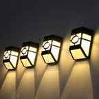 Solar LED Wall Sconce Light - Waterproof & Automatic Dusk Activation 2