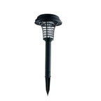 Black outdoor mosquito zapper on a white background