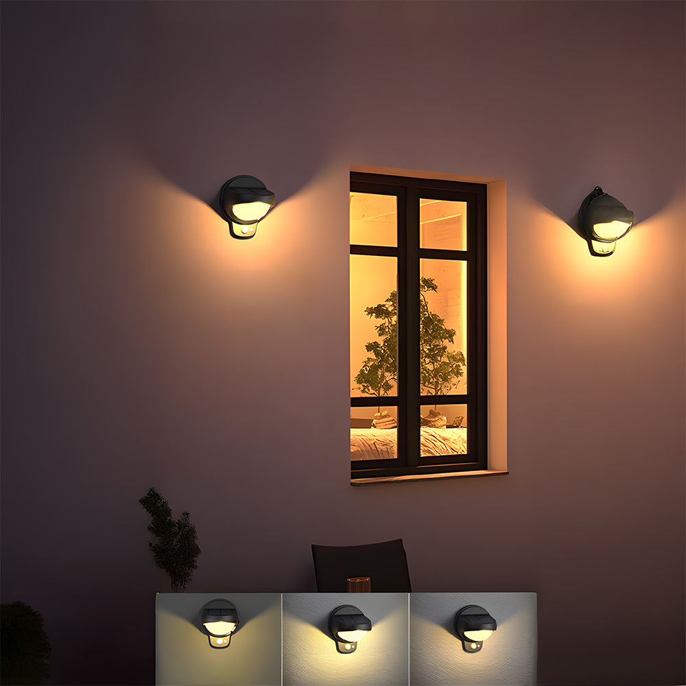 Solar Outdoor Wall Lamp - Motion Sensor & IP65 Waterproof Design 7