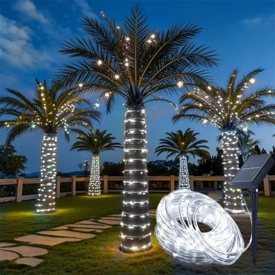 Solar String Lights - 8 Modes, Waterproof, Perfect for Outdoor Parties 0