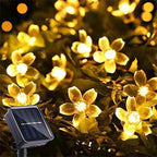 Solar String Lights Outdoor - 100 LEDs, 8 Modes, Warm White/RGB 0