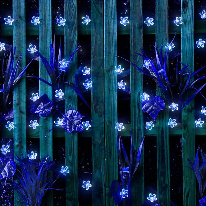 Solar String Lights Outdoor - 100 LEDs, 8 Modes, Warm White/RGB 1