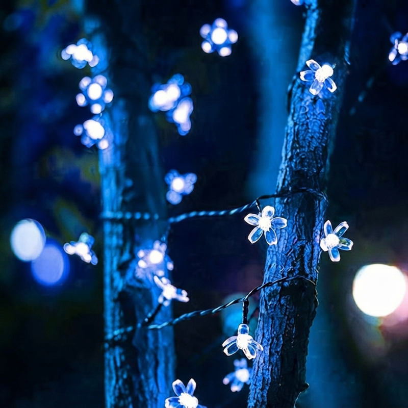 Solar String with Multiple Lightning Modes for Outdoor Lighting  2