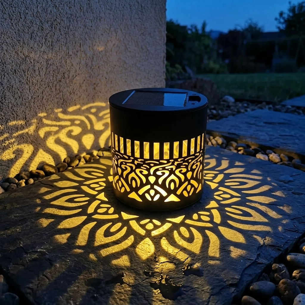 Solar Wall Light - Automatic Dusk Sensor, Weatherproof Outdoor Lighting 0