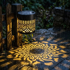 Solar Wall Light - Automatic Dusk Sensor, Weatherproof Outdoor Lighting 3