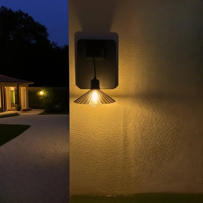 Solar Wall Lights Outdoor - Weather-Resistant, Dusk Sensor, Wireless 4