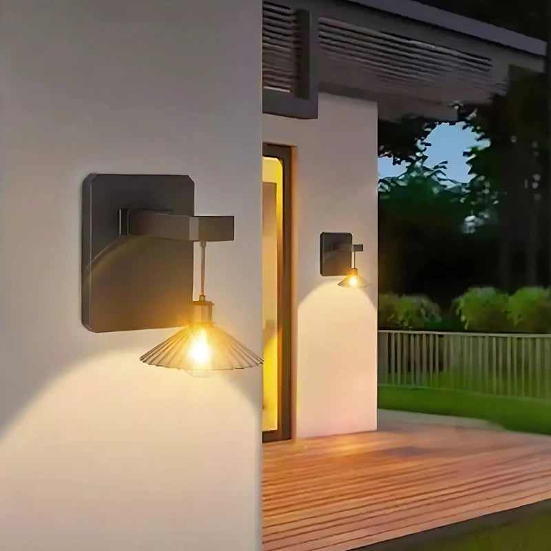 Solar Wall Lights Outdoor - Weather-Resistant, Dusk Sensor, Wireless 7