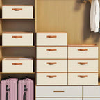 Stackable Storage Bin with Dividers for Closet Organization – Foldable Fabric Storage Container for Clothes and Accessories 2