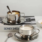 Stainless Steel Coffee Mug Set - Durable, Stylish, Temperature Retentive 1