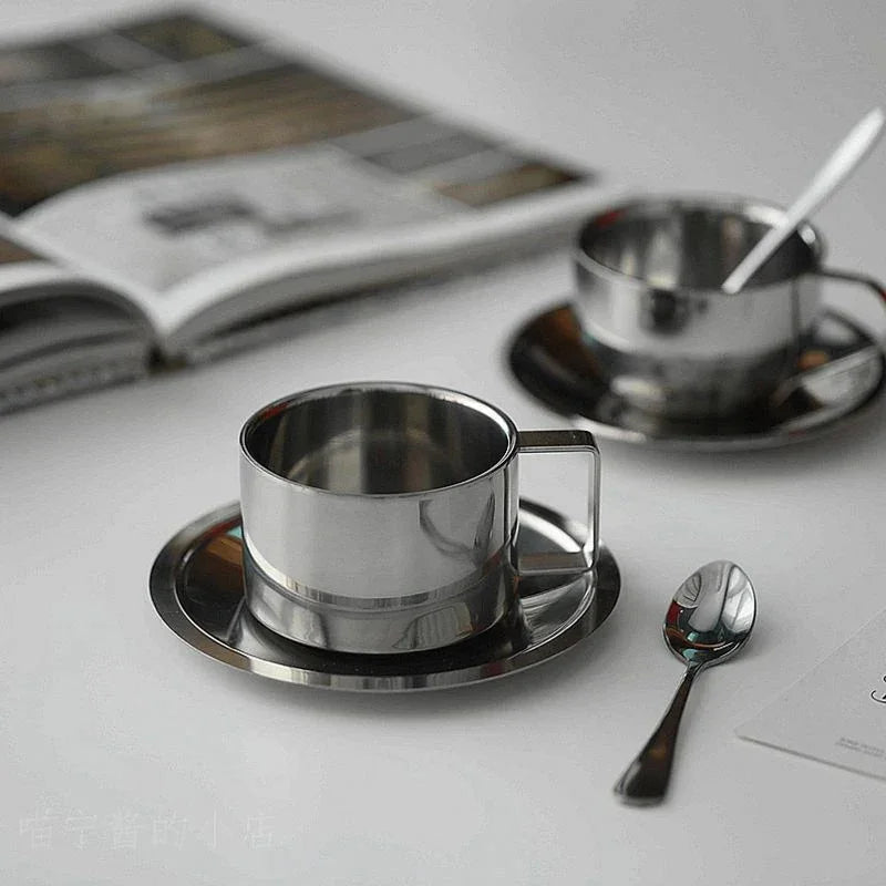 Stainless Steel Coffee Mug Set - Durable, Stylish, Temperature Retentive 2