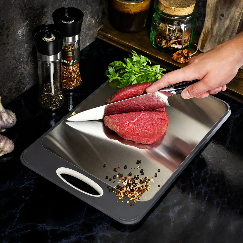 Stainless Steel Cutting Board - Ultra-Hygienic & Durable Design 0