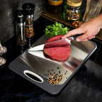 Stainless Steel Cutting Board - Ultra-Hygienic & Durable Design 0