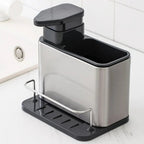 Stainless Steel Dish Soap Dispenser for Kitchen Sink - Organized & Space-Saving 5
