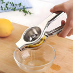 Stainless Steel Lemon Squeezer - Efficient Juice Extraction & Easy Clean 0