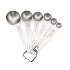 Stainless Steel Measuring Spoon Set - 6 Durable Spoons for Accurate Cooking 1
