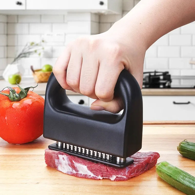 Stainless Steel Meat Tenderizer - Effortless Juiciness & Easy Cleaning 1