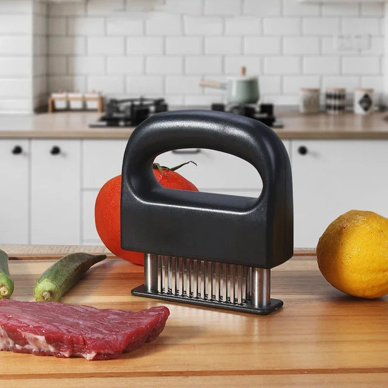 Stainless Steel Meat Tenderizer - Effortless Juiciness & Easy Cleaning 3