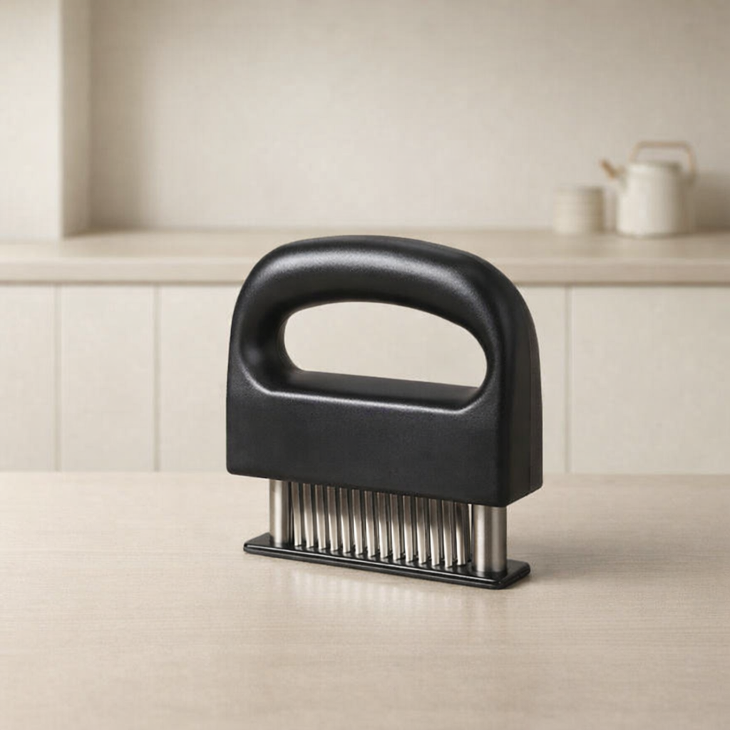 Stainless Steel Meat Tenderizer - Effortlessly Achieve Juicy Cuts 